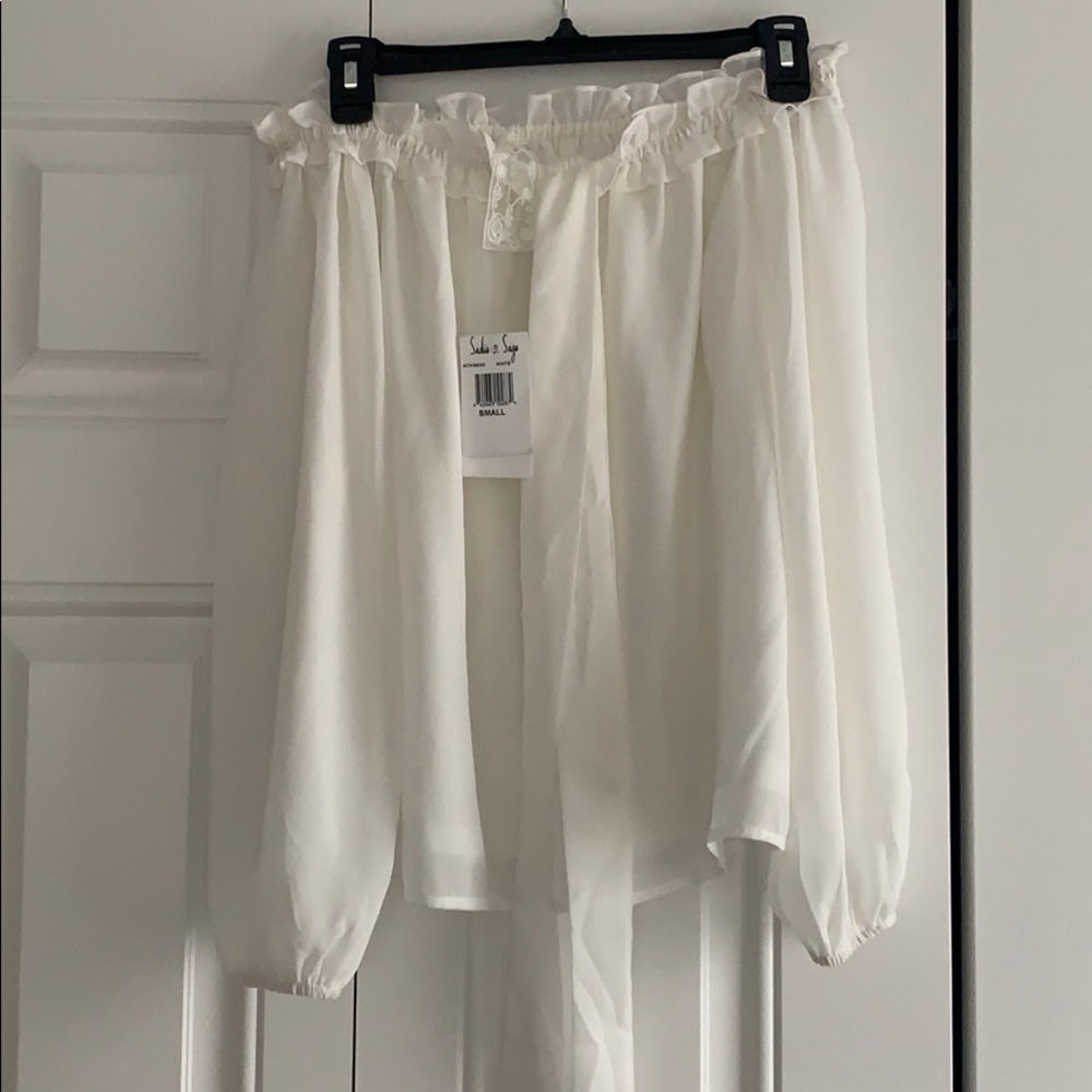 New, off the shoulder blouse